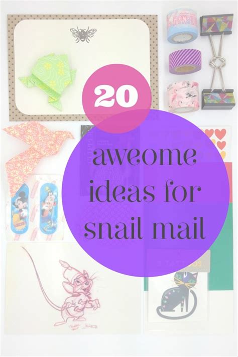 20 awesome things to put into snail mail – The Paperdashery