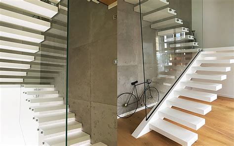 Stairs in Corian - Siller Stairs