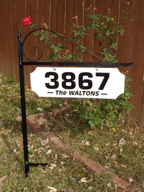 YARD ADDRESS SIGN by MrGraphicStore on Etsy | Front yard, Address sign ...