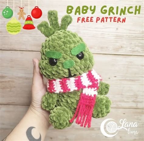 Baby Grinch Crochet Pattern - 50+ Free Amigurumi Patterns