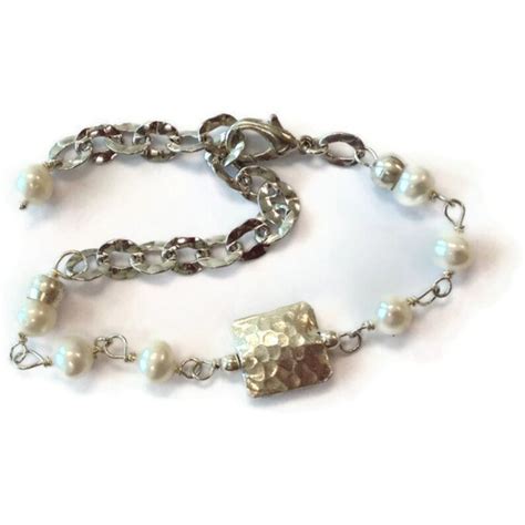 Pearl Bracelet Gemstone Jewelry Sterling Silver Jewellery - Etsy