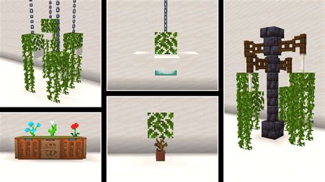 Minecraft: 25 Plant Builds and Ideas - YouTube