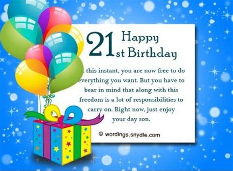 21st Birthday Quotes For Son Funny - Daily Wise Quotes