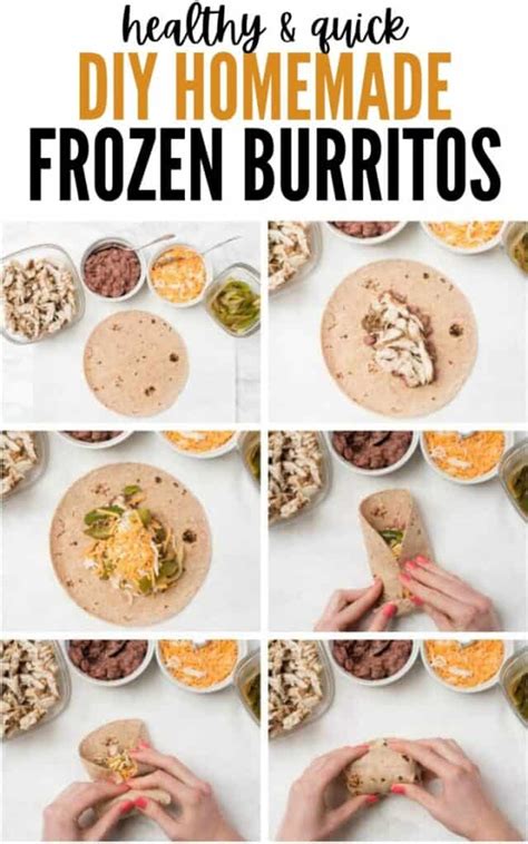 Homemade Frozen Burritos (DIY) - Healthy Liv