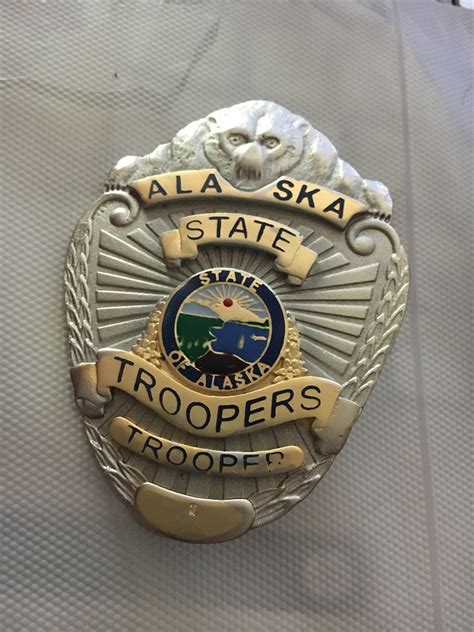 Collectors-Badges Auctions - Alaska State Trooper