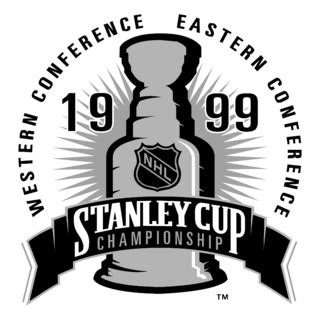 Stanley Cup 1999 Logo Black and White – Brands Logos