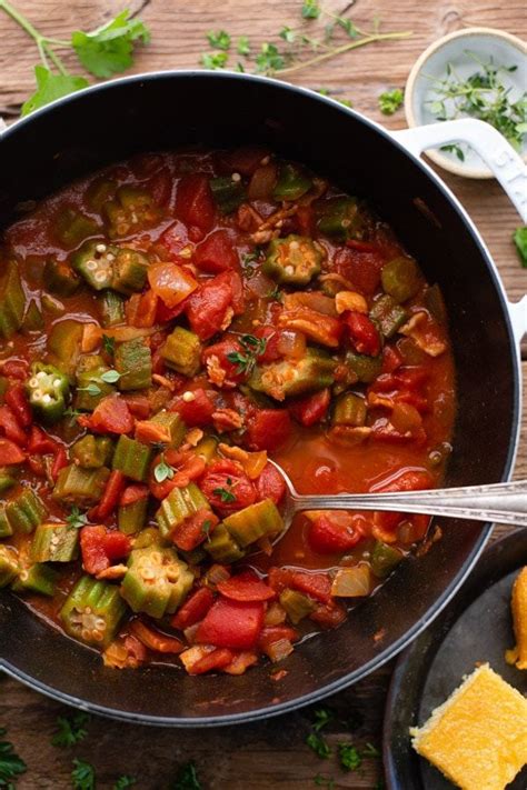 Okra and Tomatoes - a Southern Classic - The Seasoned Mom | Recipe ...