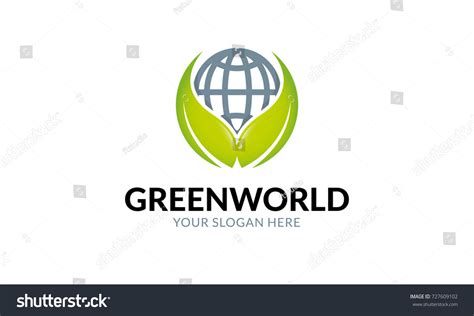 Green World Logo Stock Vector (Royalty Free) 727609102 | Shutterstock