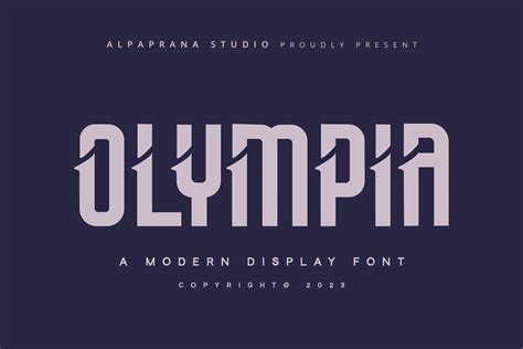 Olympia Font - Fonts Hut