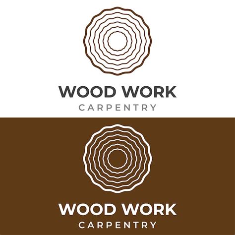 Premium Vector | Creative design of wood and natural fiber logo ...