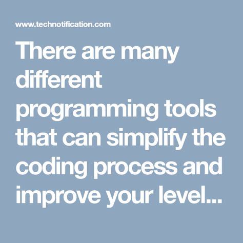 20 Most Useful Tools for Programmers and Developers | Programming tools ...