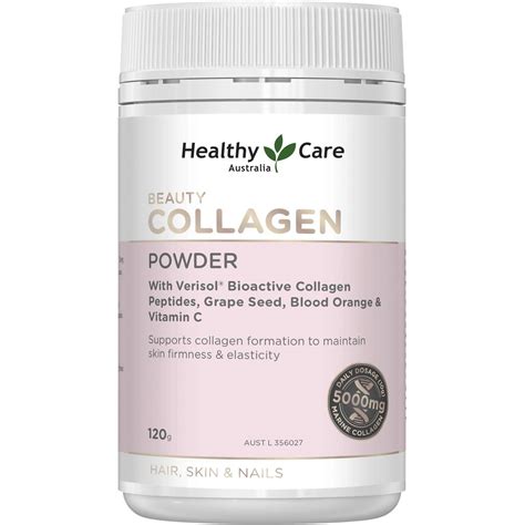 Healthy Care Beauty Collagen Powder Hair, Skin & Nails 120g | Woolworths