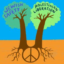 Jewish Safety Palestinian Liberation Sticker - Jewish Safety Palestinian Liberation Peace ...