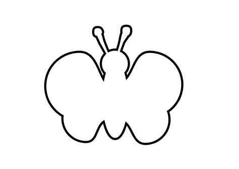 Black Outline Butterfly - ClipArt Best