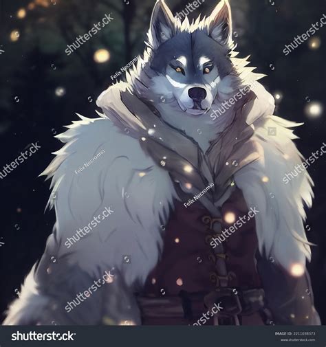 Wolf Man Anime Manga Style Stock Illustration 2211038373 | Shutterstock