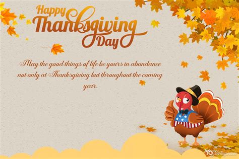 Create Thanksgiving Greeting Card With Name or Wishes