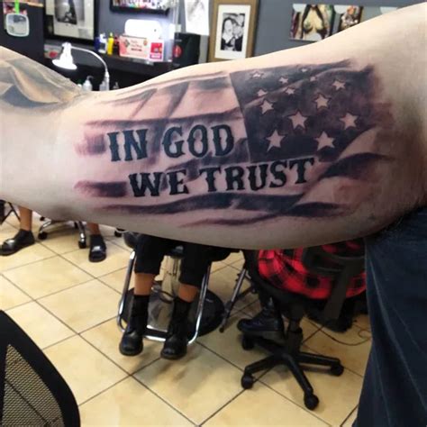 72 “In God, We Trust” Tattoo Patterns To Refreshen Your Faith In God