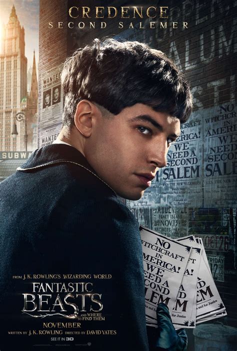 9 Spellbinding new character posters for Fantastic Beasts and Where to Find Them - HeyUGuys