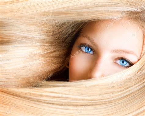 Blond Girl. Blonde Woman with Blue Eyes Stock Photo by ©Subbotina 12801263