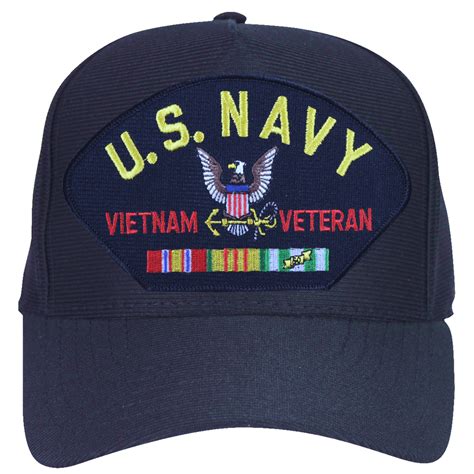 U.S. Navy Vietnam Veteran Cap with Logo and Ribbons Ball Cap - Walmart.com - Walmart.com