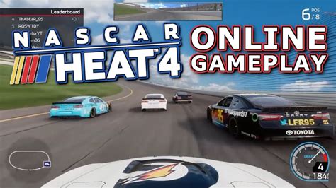 *First Look* Online Gameplay in NASCAR HEAT 4 - YouTube