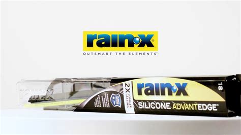 Rain-X Silicone AdvantEdge Wiper Blade - I&L - YouTube