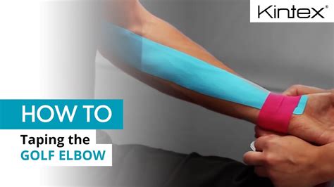 HOW TO | Kinesiology taping for the golf elbow - YouTube