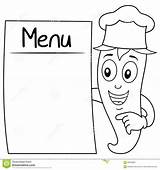 Kids Food Menu Coloring Pages sketch template