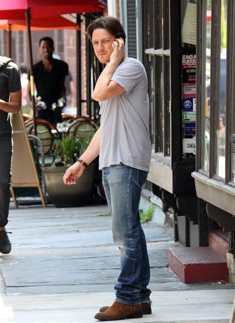 James McAvoy Photos Photos - James McAvoy On Set Of "The Disappearance of Eleanor Rigby" - Zimbio