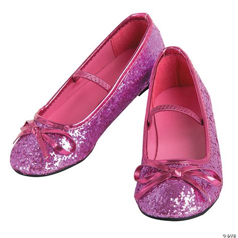 Girl's Pink Ballet Shoes - Size 13/1 | Oriental Trading