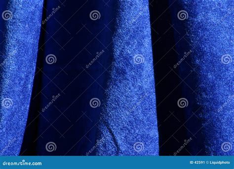 Blue Velvet Fabric Texture stock image. Image of design - 42591