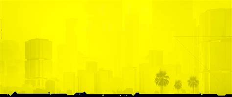 3440x1440 Resolution Cyberpunk 2077 Yellow Background 3440x1440 ...