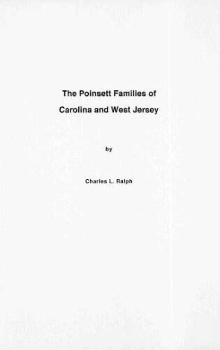 The Poinsett families of Carolina and West Jersey