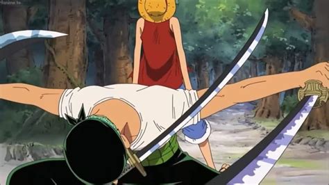 Why did Zoro cut Luffy ? An event to explore