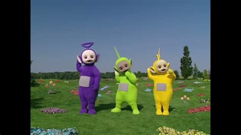 Teletubbies Segment: Flying Po with Her Scooter (2001) - YouTube