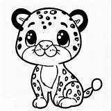 Little Cheetah coloring Page  Download Print Or Color Online For Free sketch template