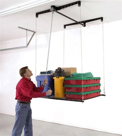 Making The Most Of Your Garage Space: A Guide To Installing A Ceiling Pulley System - Garage Ideas