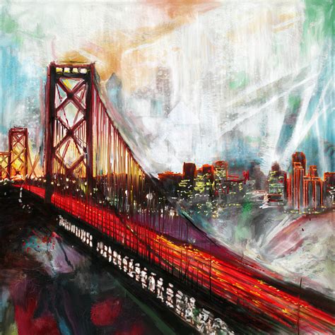 Bay Bridge Painting at PaintingValley.com | Explore collection of Bay ...