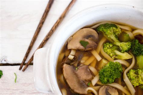 Vegetarian Udon Noodle Soup Recipe from Pescetarian.Kitchen