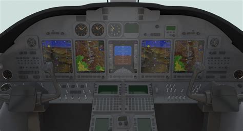 Business Jet Cockpit Model - TurboSquid 1257285