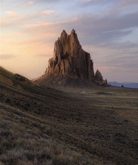 Magnificent Shiprock Formation in New Mexico