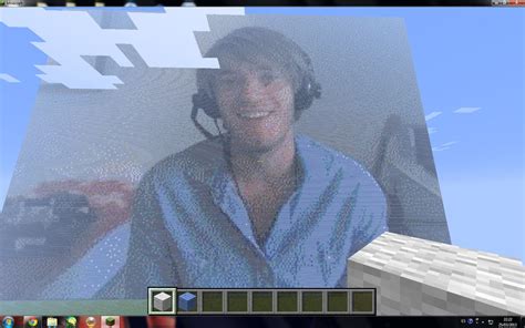 Pewdiepie Pixel Art - Minecraft by DylanBrony on DeviantArt