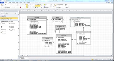 Visio Er Diagram | ERModelExample.com