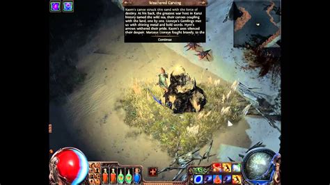 Path of Exile: Lore interaction, Coast - YouTube