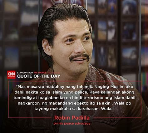 Robin Padilla on his peace advocacy : r/Philippines