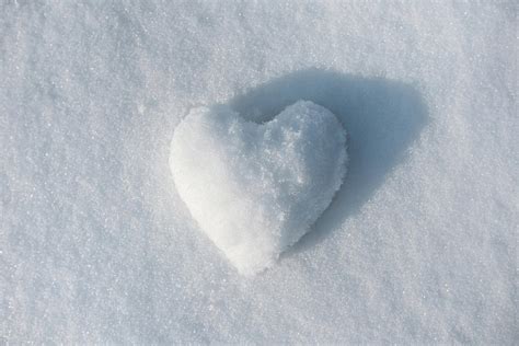 Snow Heart Abstract Concept Photograph by Dmytro Buianskyi - Pixels