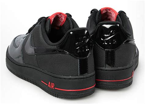 Nike Air Force 1 Low 07 - Black - Sport Red | Available - SneakerNews.com
