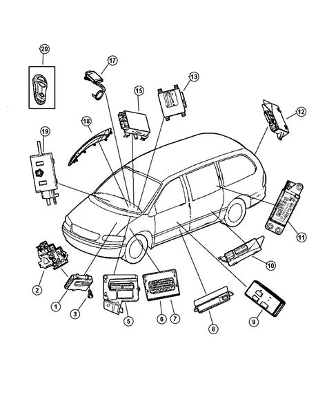 Chrysler Town & Country Module. Eatx - R4686719AF | Chrysler Parts Overstock, Atlanta FL