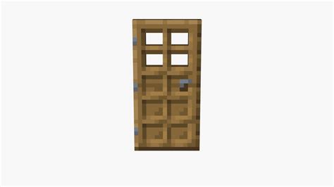 3D Minecraft Door Model - TurboSquid 1933331