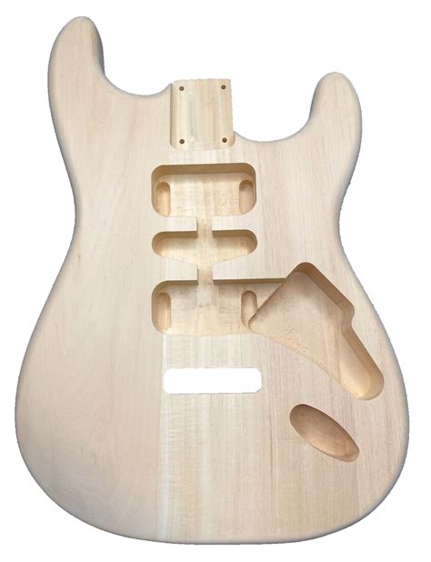 Stratocaster® Body/Basswood/Sanded/Unfinished MM2700-B - Mighty Mite